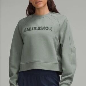 lululemon Green Eucalyptus Scuba Crewneck *Workmark